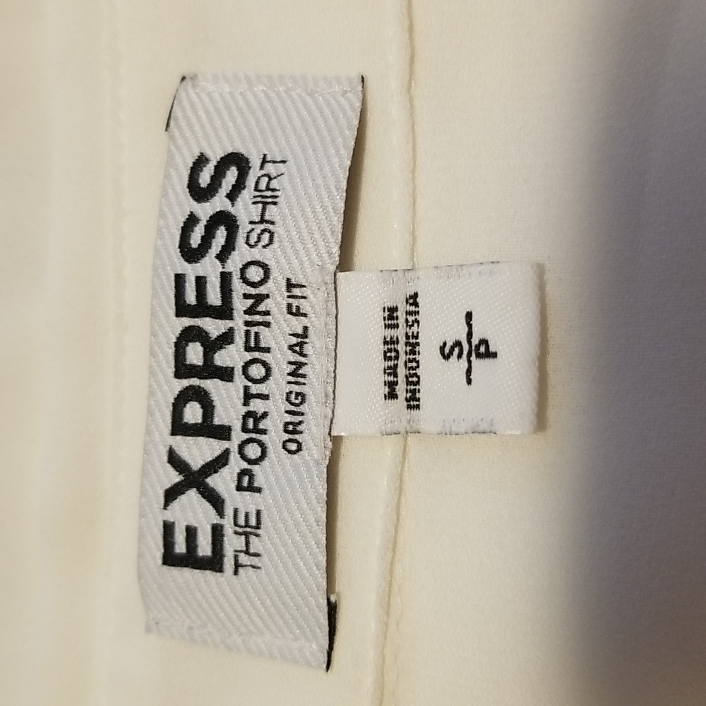 ✨️Express Zip Front Sleeveless Portofino Shirt Original Fit Size Small - Picture 10 of 11